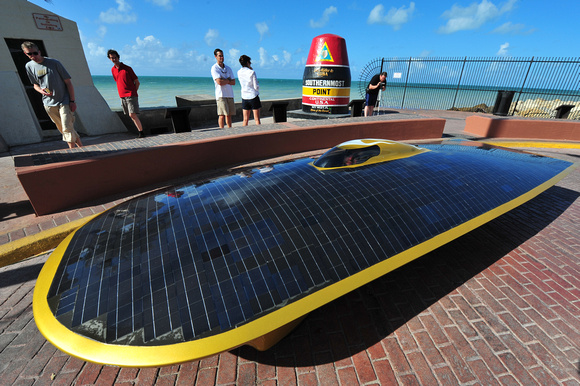 Solar Car Reaches Southernmost Point