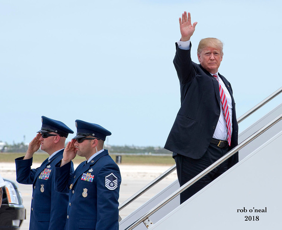 President Donald Trump in Key West.